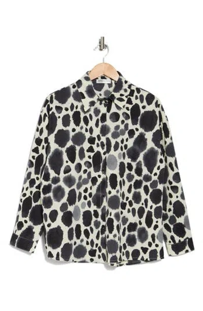 Patrizia Luca Oversize Button-up Shirt In Grey