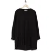Patrizia Luca Oversize High-low Tunic In Black