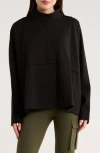 Patrizia Luca Oversized Sweatshirt In Black
