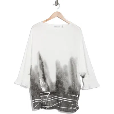 Patrizia Luca Placement Print Tunic In Multi