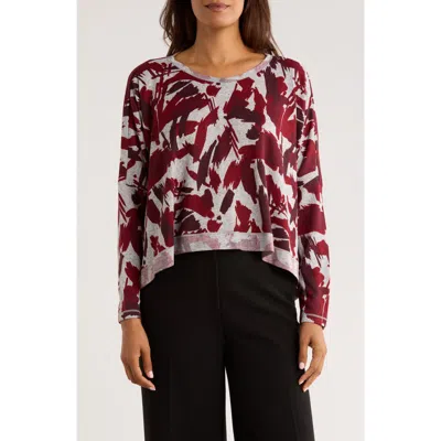 Patrizia Luca Print Boxy Top In Multi