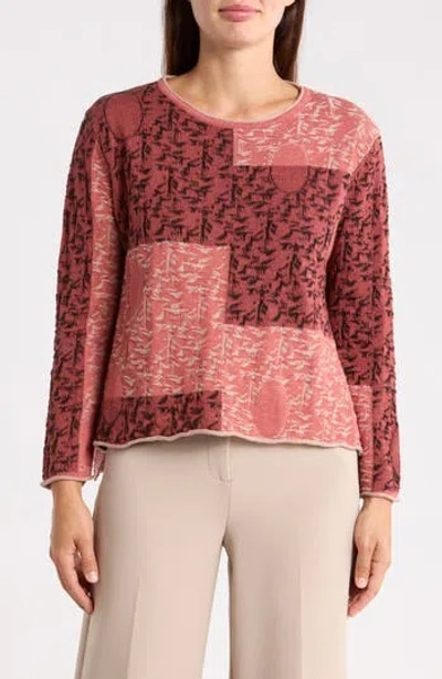 Patrizia Luca Printed Crewneck Sweater In Multi
