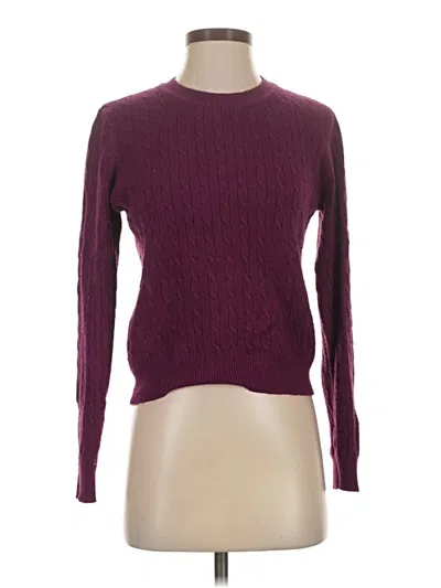 Pre-owned Patrizia Luca Pullover Sweater In Burgundy