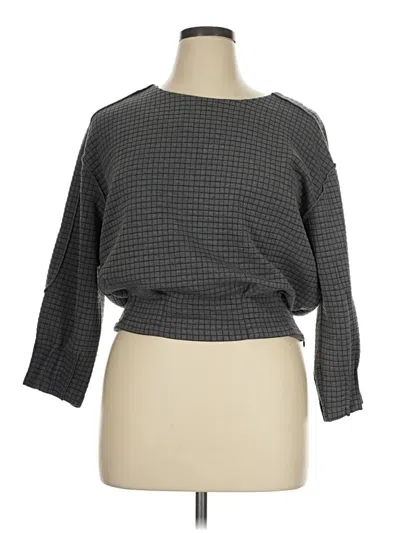 Pre-owned Patrizia Luca Pullover Sweater In Gray