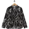 Patrizia Luca Ruched Front Button-up Shirt In Black