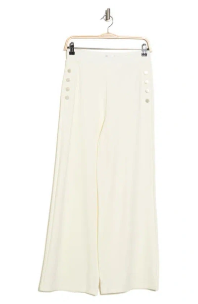 Patrizia Luca Sailor Wide Leg Pants In Off White