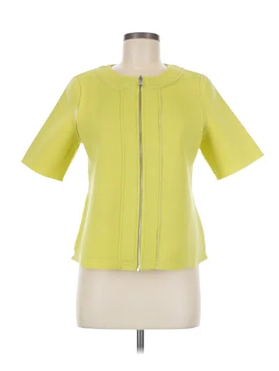 Pre-owned Patrizia Luca Short Sleeve Blouse In Green