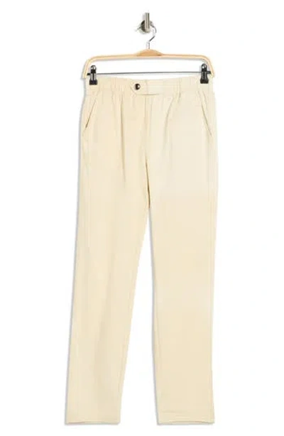 Patrizia Luca Side Button Capri Pants In Neutral