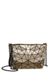 Patrizia Luca Slanted Square Convertible Clutch In Gold