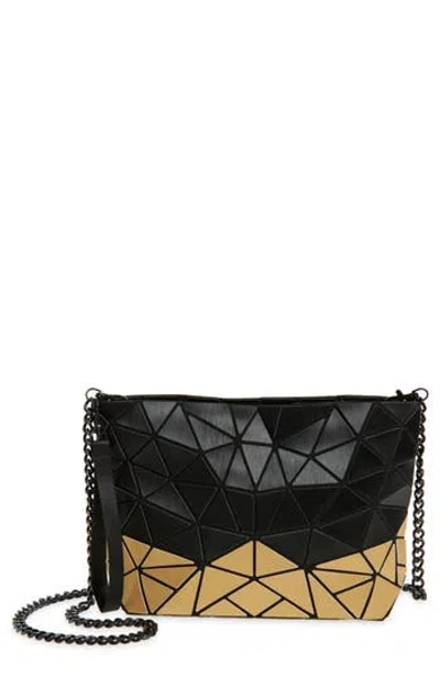 Patrizia Luca Slanted Square Convertible Clutch In Black