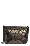 Patrizia Luca Slanted Square Convertible Clutch In Shiny Bronze