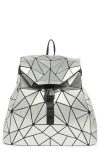 Patrizia Luca Slanted Triangle Backpack In Silver