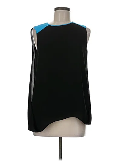Pre-owned Patrizia Luca Sleeveless Blouse In Black