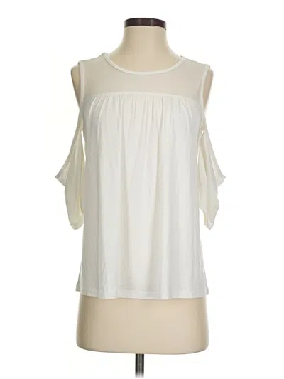 Pre-owned Patrizia Luca Sleeveless Blouse In Ivory