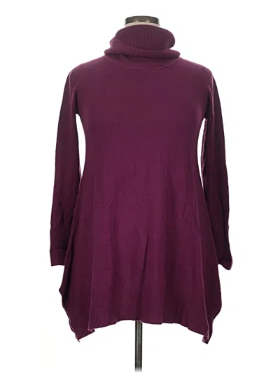 Pre-owned Patrizia Luca Turtleneck Sweater In Purple