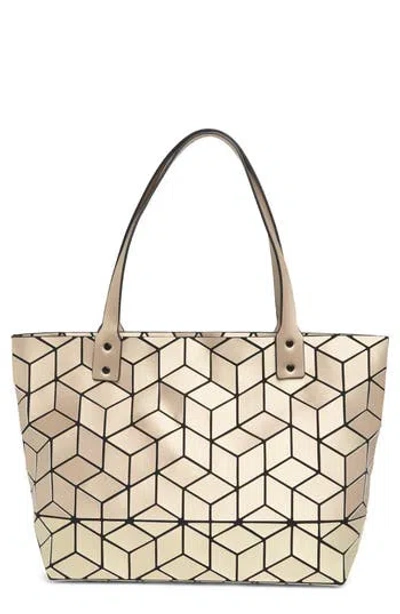 Patrizia Luca Two Tone Geo Tote Bag In Gold