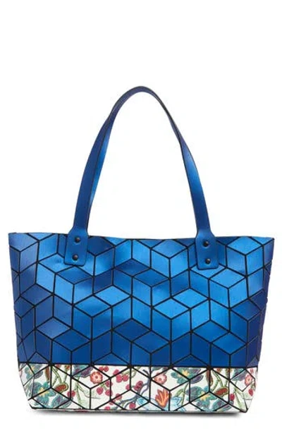 Patrizia Luca Two Tone Geo Tote Bag In Multi