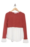 Patrizia Luca Twofer Top In Red