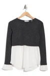 Patrizia Luca Twofer Top In Black