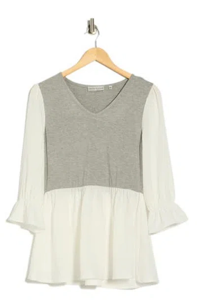 Patrizia Luca Twofer Top In Gray