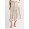 Patrizia Luca Wide Leg Crop Pants In Beige