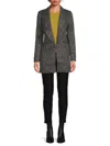 Patrizia Luca Women's Textured Notch Lapel Coat In Black