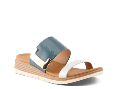 Patrizia Maliyah Wedge Sandal In Blue