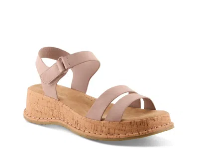 Patrizia Moniece Wedge Sandal In Neutral