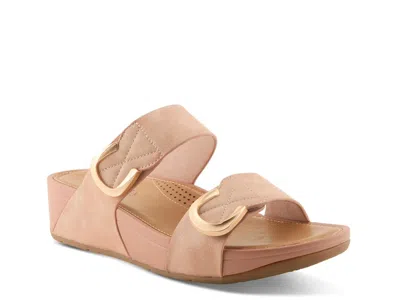 Patrizia Ocean Drive Lux Wedge Sandal In Neutral