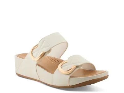 Patrizia Ocean Drive Lux Wedge Sandal In White