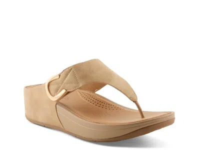Patrizia Ocean Front Lux Wedge Sandal In Brown