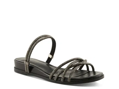 Patrizia Paparella Wedge Sandal In Black