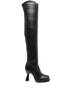 Patrizia Pepe 100mm Astral Boots In Black