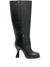 Patrizia Pepe 100mm Astral Boots In Black