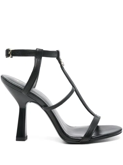 Patrizia Pepe 110mm Leather Sandals In Black
