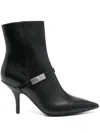 Patrizia Pepe 90mm Ankle Boots In Schwarz