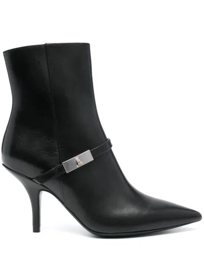 Patrizia Pepe 90mm Ankle Boots In Schwarz