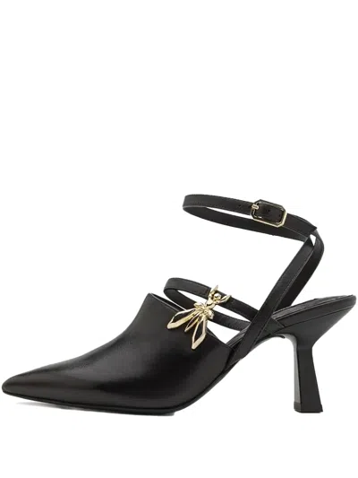 Patrizia Pepe 90mm Ankle-wrap Insect-embellished Pumps