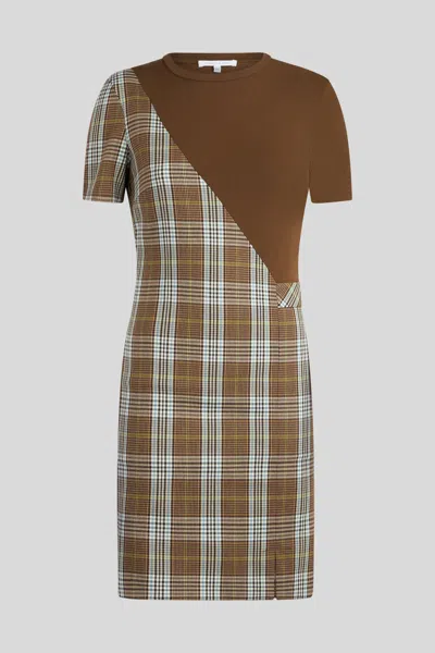 Patrizia Pepe Abito A Tubino Principe Di Galles In Marrone