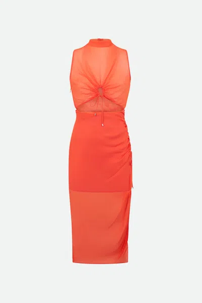 Patrizia Pepe Abito Arancione Fluo