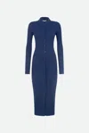 Patrizia Pepe Abito Camicia Blu In As Shown In The Picture