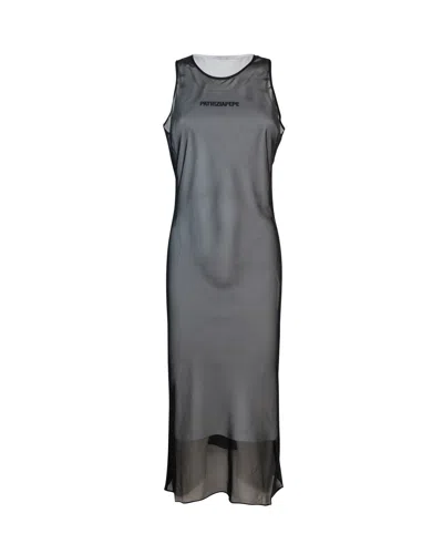 Patrizia Pepe Abito Midi 2 In 1 In Black