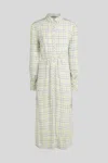 Patrizia Pepe Abito Midi Check In Multicolore