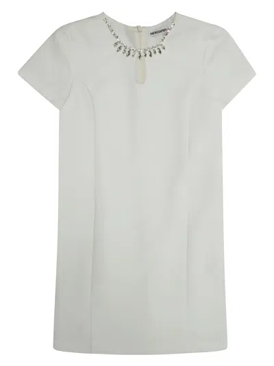 Patrizia Pepe Abito Sm Con Fiocchi In White