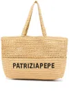 Patrizia Pepe Logo-embroidered Tote Bag