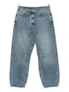 Patrizia Pepe Balloon Jeans In Blue