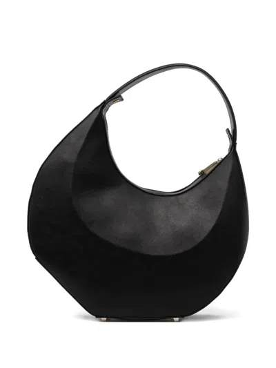 Patrizia Pepe Bangle Shoulder Bag In Black