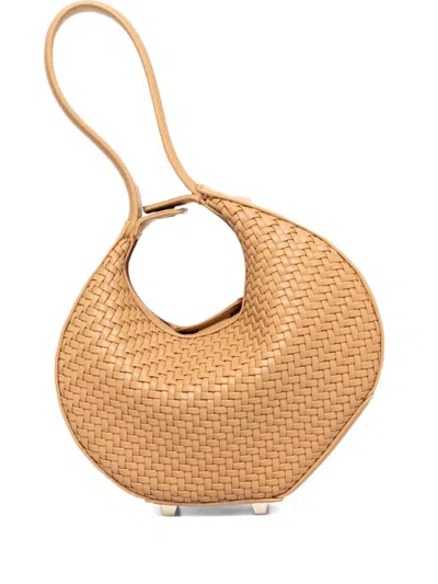 Patrizia Pepe Bangle Shoulder Bag In Neutrals