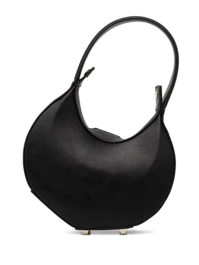 Patrizia Pepe Bangle Tote Bag In Black