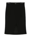 Patrizia Pepe Belted Mini Skirt